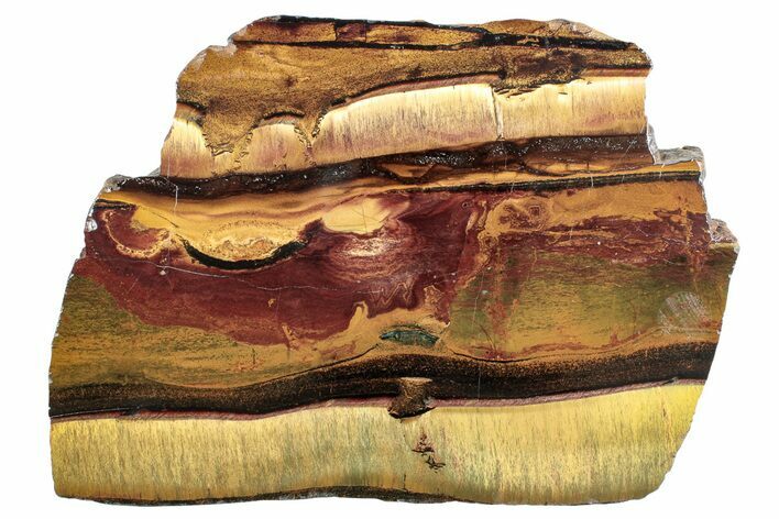 Marra Mamba Tiger's Eye Slab - Mt Brockman ( Billion Years) #260832